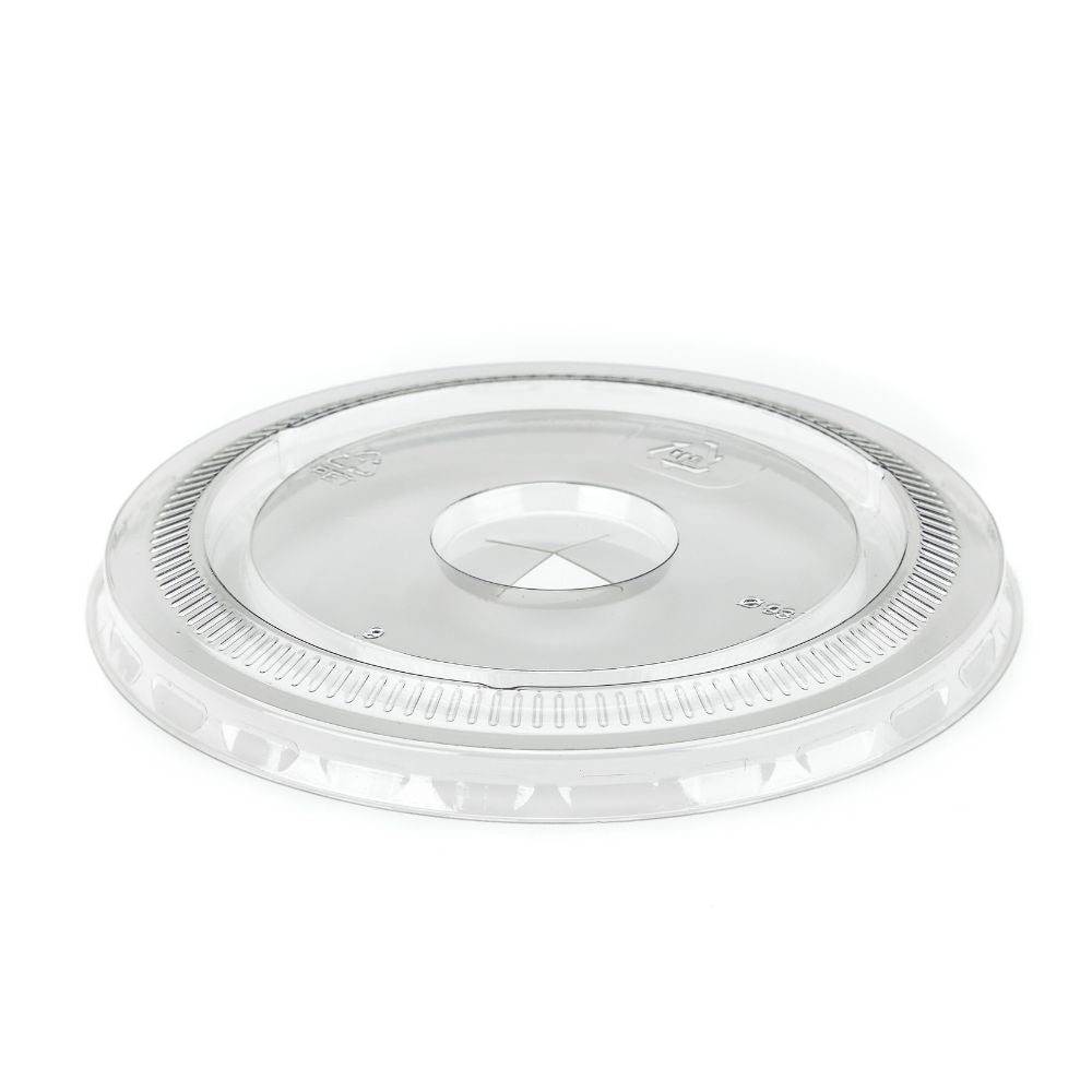 12oz RPET Flat Clear Cup Lids (93mm) - 1 Carton