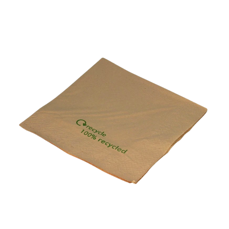 Kraft Paper Napkins - 1 Carton