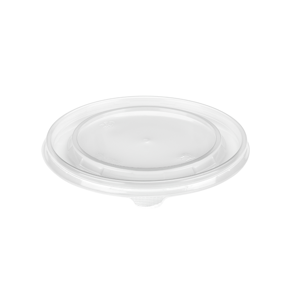 Clear PP Lids for Kraft Paper Bowls - 1 Carton