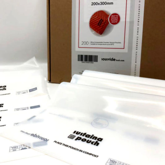 Compostable Vacuum Pouch Bags - 1 Carton