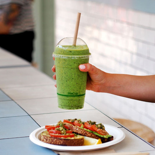 Compostable PLA Clear Cold Cup Lids
