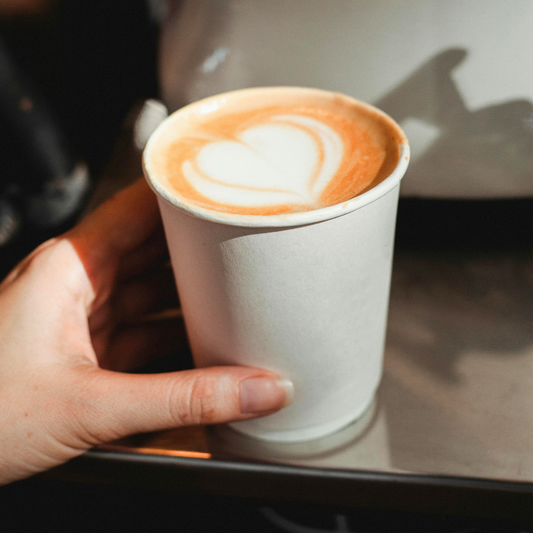 12oz White Double Wall Takeaway Cups - 1 Carton