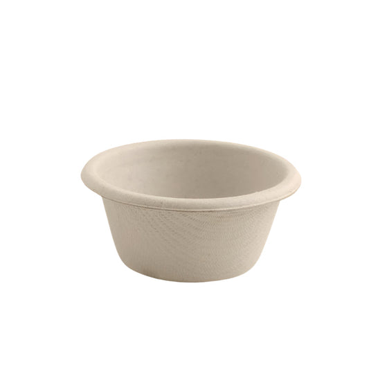 bagasse plant fibre sauce pots eco friendly takeaway food packaging uk