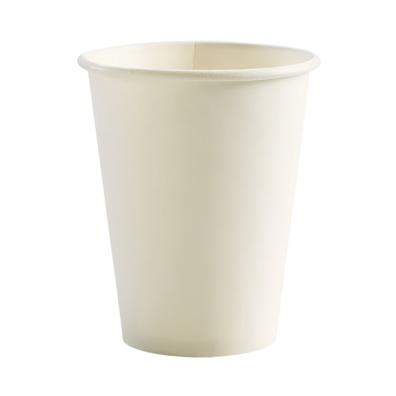 12oz White Single Wall Takeaway Cups - 1 Carton