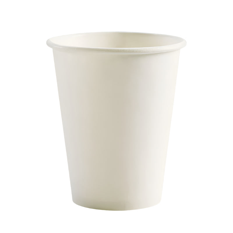 8oz White Single Wall Takeaway Cups - 1 Carton