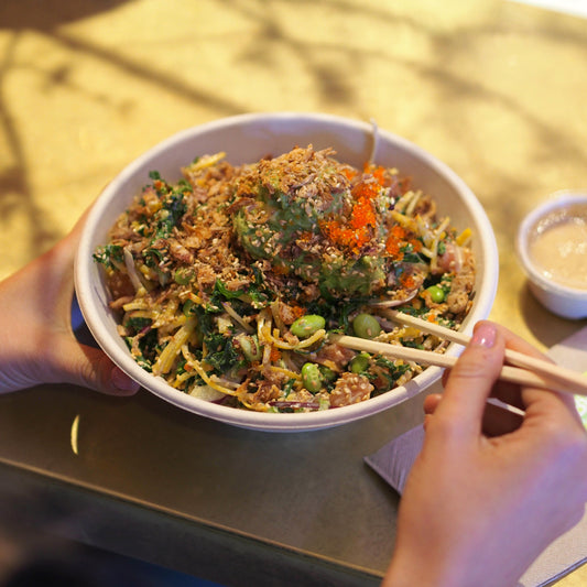 940ml Bagasse Takeaway Bowls - 1 Carton