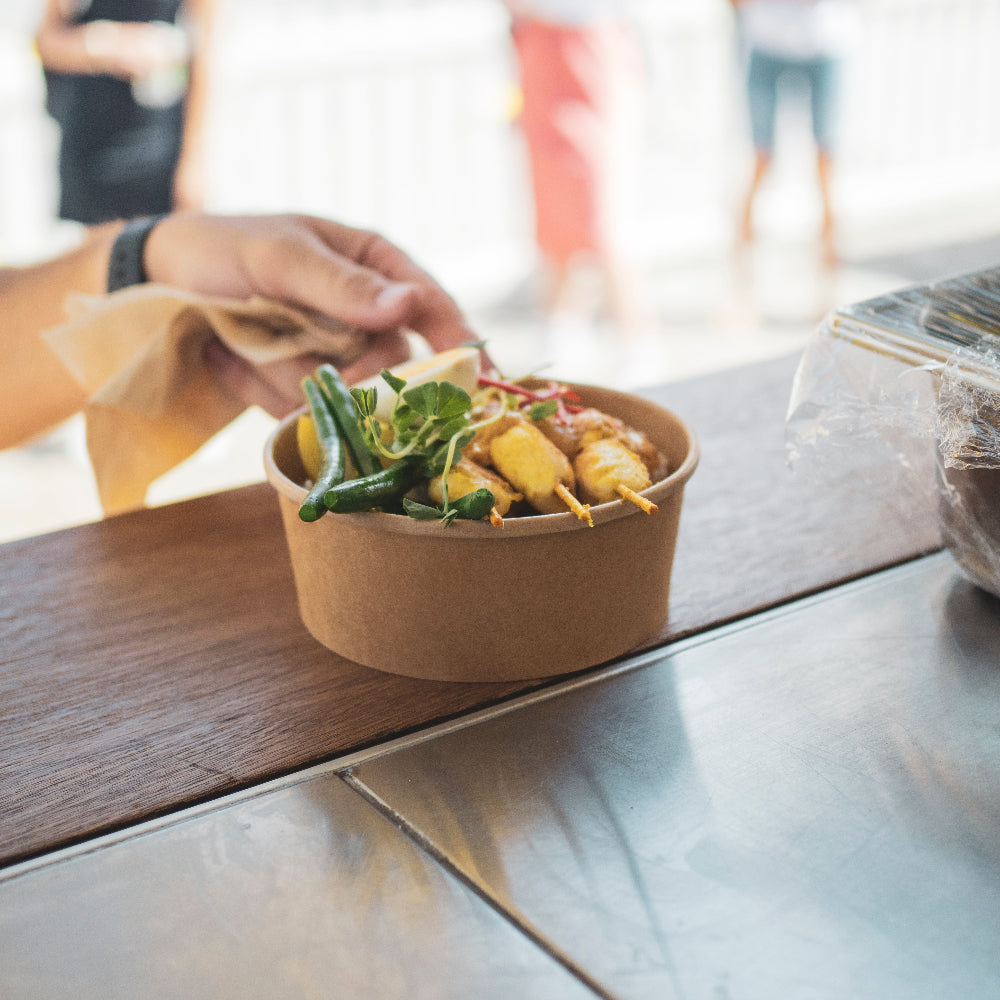 750ml Kraft Paperboard Bowls - 1 Carton