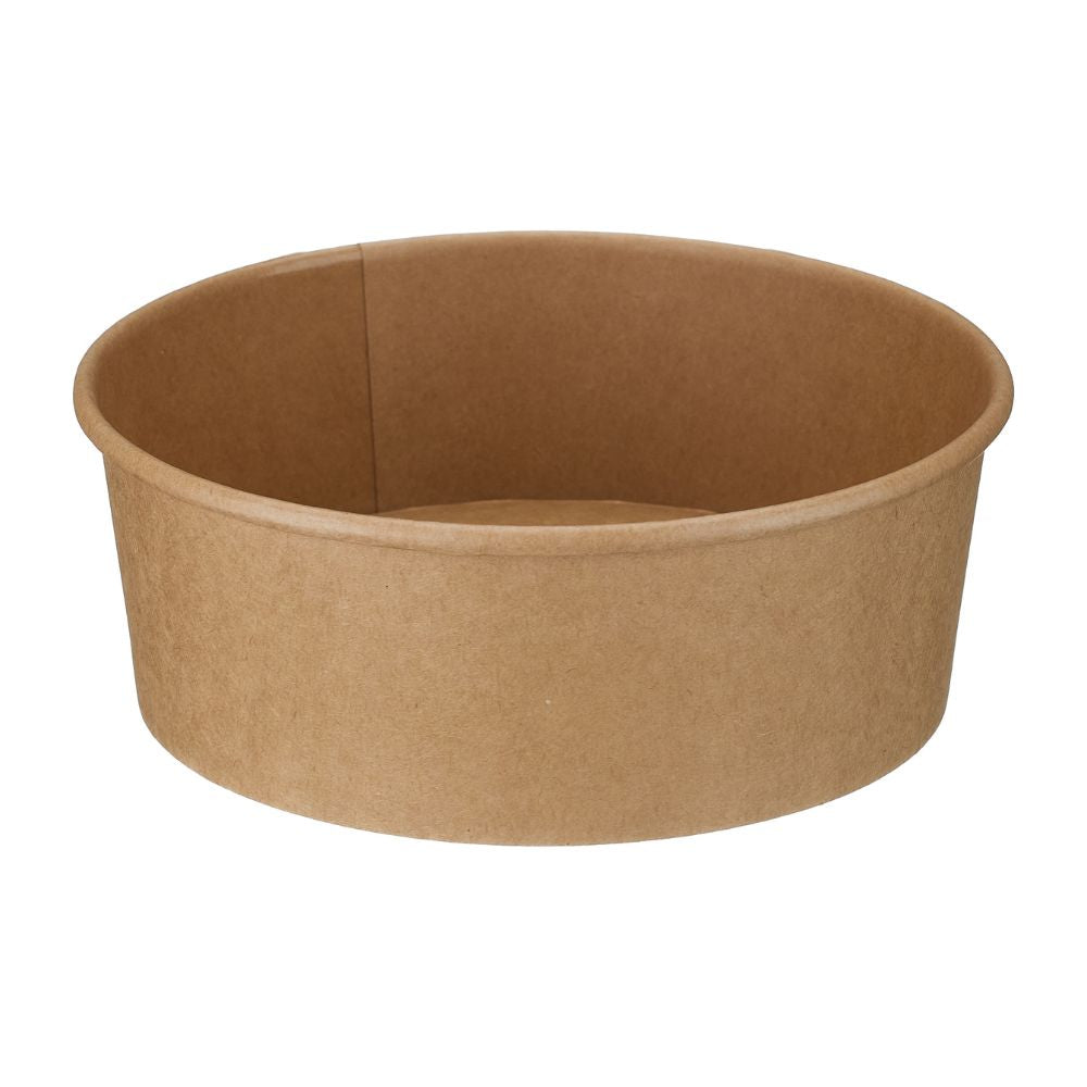 500ml Kraft Paper Bowls - 1 Carton