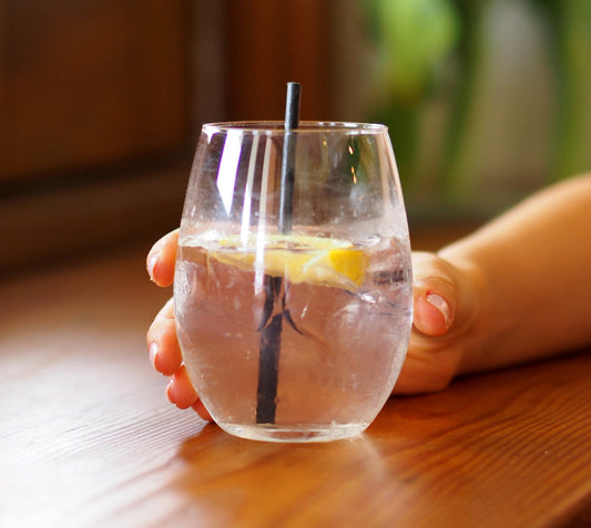 Black Cocktail Straws - 1 Carton