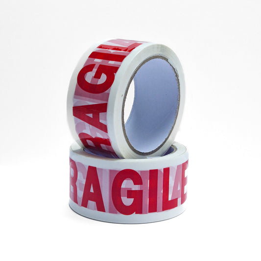 Fragile Printed Packaging Tape - Pack of 6