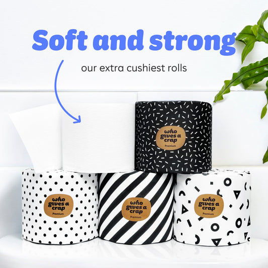 Who Gives A Crap Premium Bamboo Toilet Tissue 3 Ply - 48 Pack