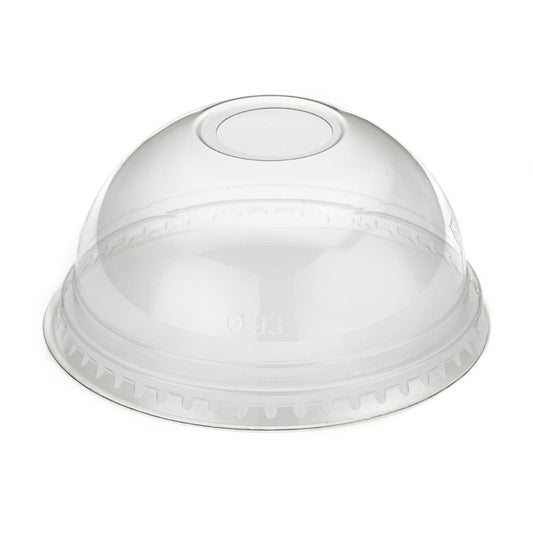 12oz RPET Domed Clear Cup Lids (93mm) - 1 Carton