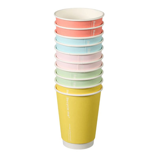 12oz Confetti Double Wall Takeaway Cups - 1 Carton