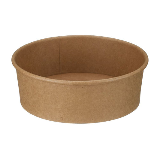 1300ml Kraft Paper Bowls - 1 Carton