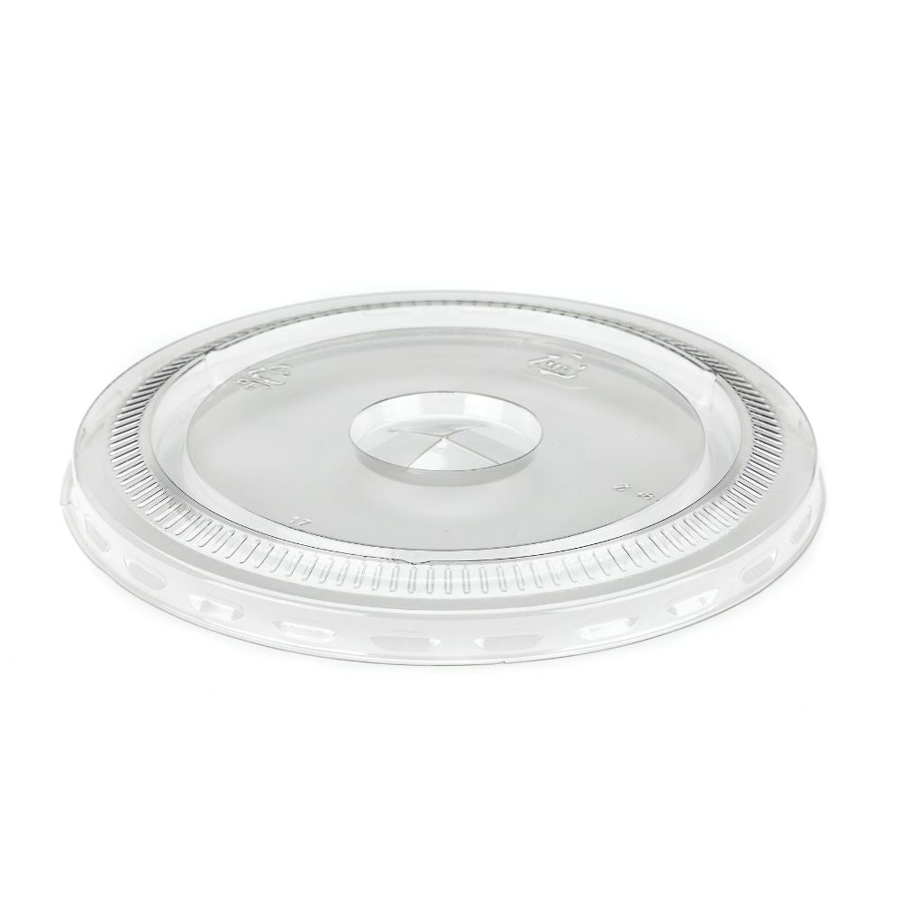 16oz & 20oz RPET Flat Clear Cup Lids (98mm) - 1 Carton