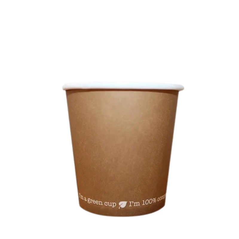 Kraft Hot Paper Cups (1 Carton)