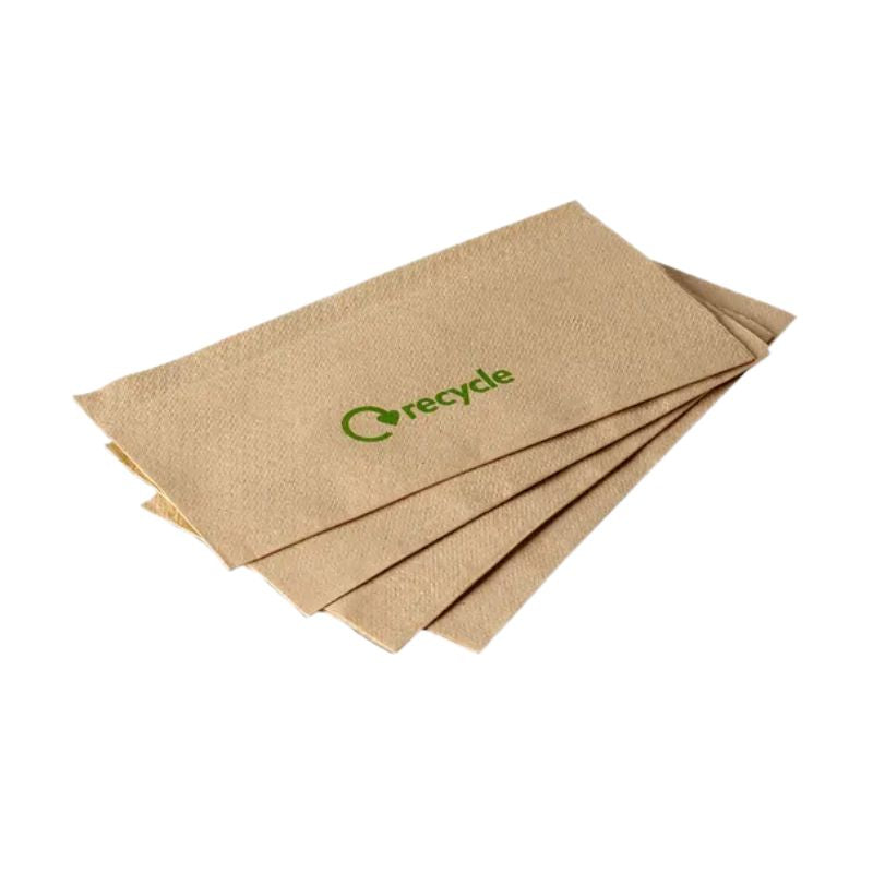 1-ply Kraft Paper Napkins - 1 Carton