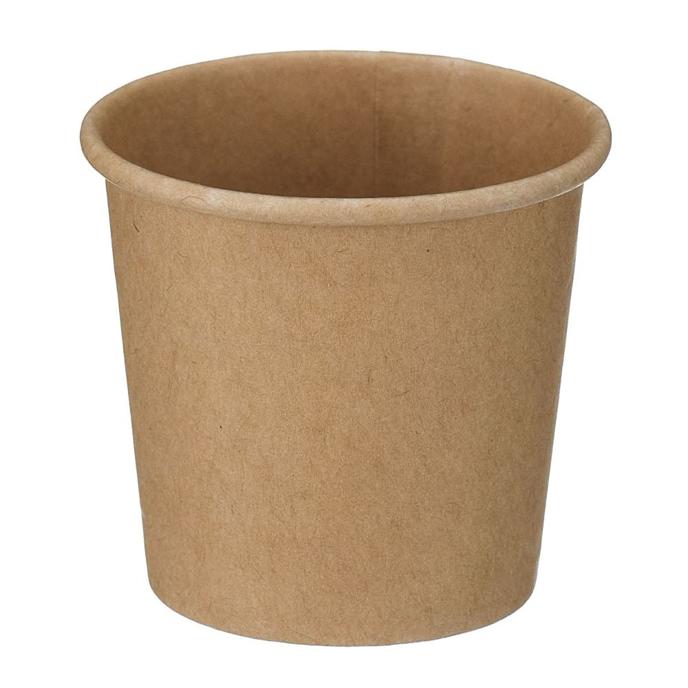 4oz Kraft Paper Portion Pots - 1 Carton