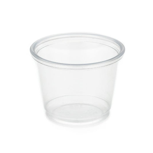 1oz Clear Portion Pots - 1 Carton
