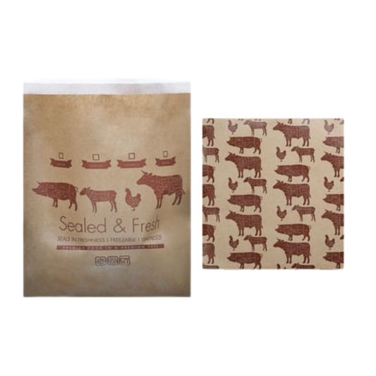 200x300mm Kraft Seal and Fresh Counter Meat Bags - 1 Carton