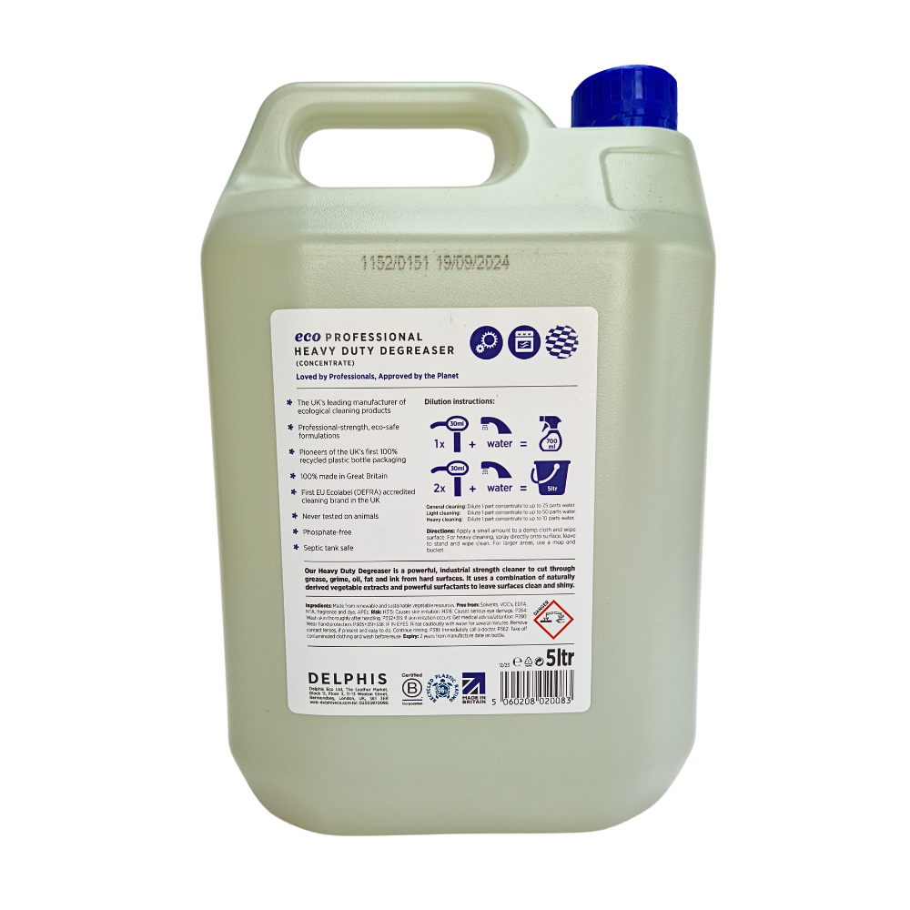 Delphis Eco Heavy Duty Degreaser (Concentrate) - 5 Litre