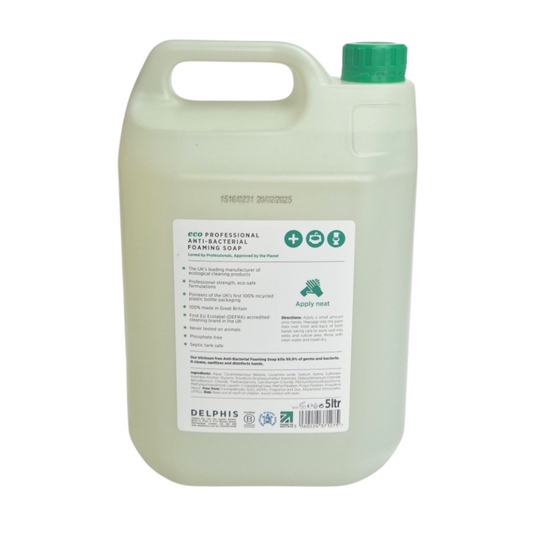 Delphis Eco Anti-Bacterial Foaming Hand Soap (RTU)- 5 Litre