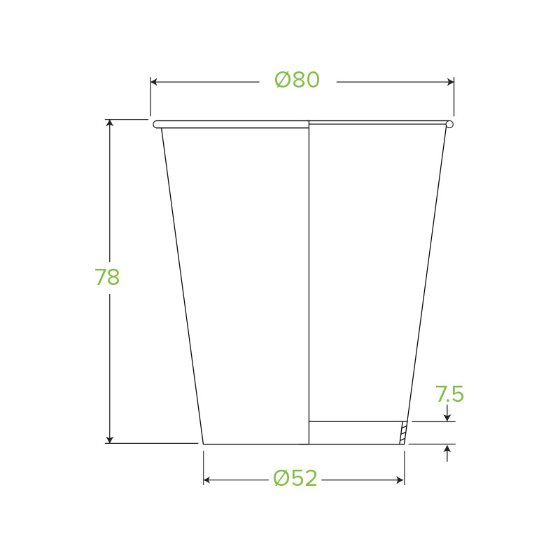 6oz Art Series Single Wall Takeaway Cups - 1 Carton