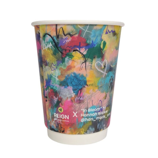 8oz Canvas Double Wall Takeaway Cups - 1 Carton