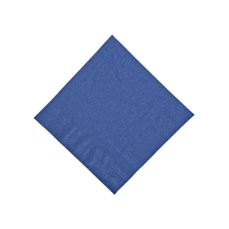 Indigo Blue Lunch Paper Napkins - 1 Carton