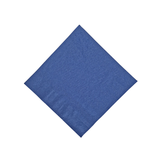 Indigo Blue Lunch Paper Napkins - 1 Carton