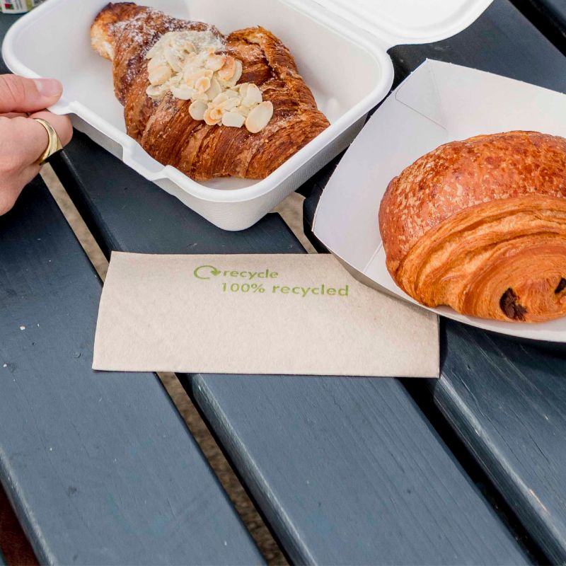 1-ply Kraft Paper Napkins - 1 Carton