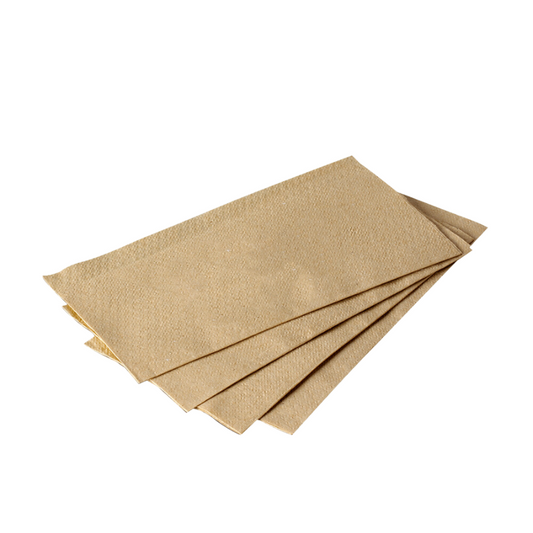 Kraft Paper Napkins - 1 Carton