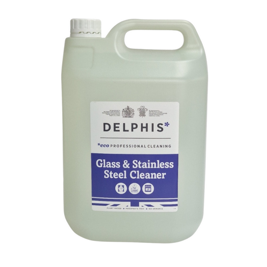 Delphis Eco Glass and Stainless Steel Cleaner - 5 Litre