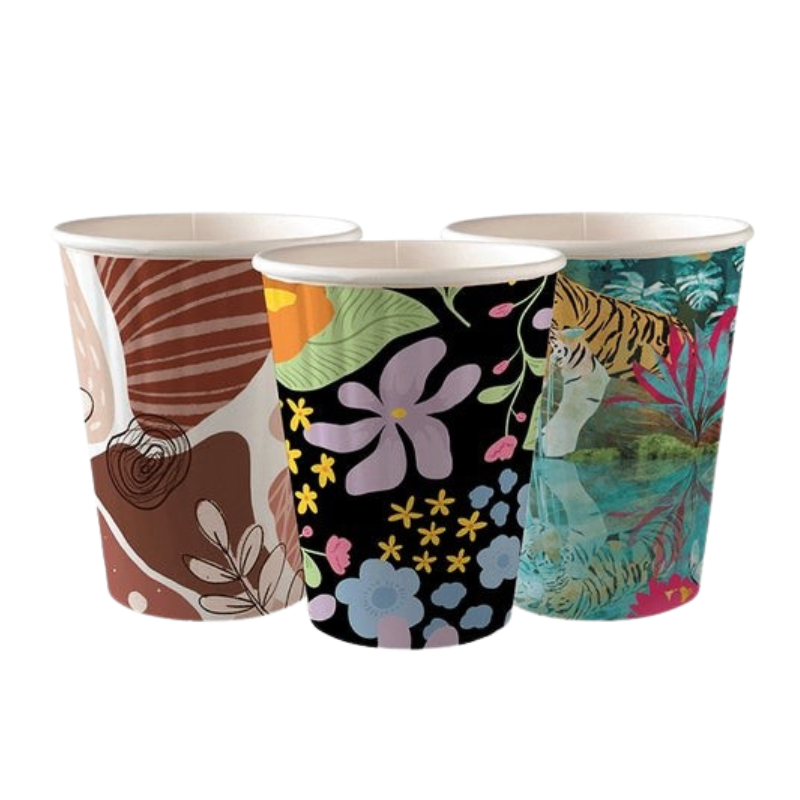 Art Series Double Wall Hot Paper Cups (1 Carton)