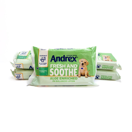 Andrex Flushable Hygiene Wipes Bulk Pack