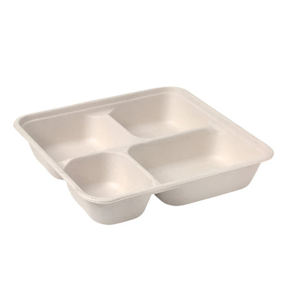 bagasse compartment food containers eco friendly packaging uk