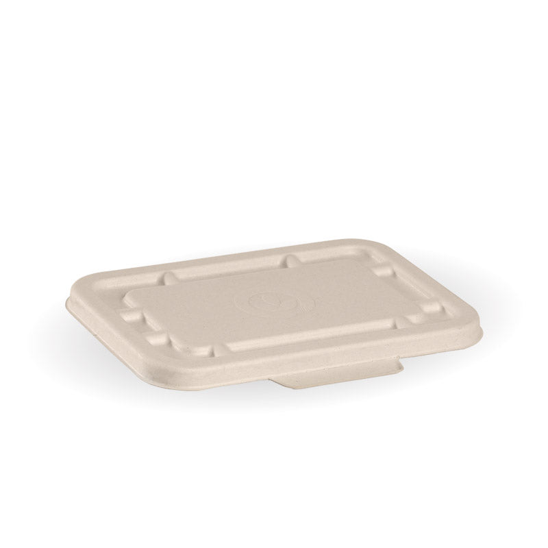 Rectangular Plant Fibre Container Lids (1 Carton)