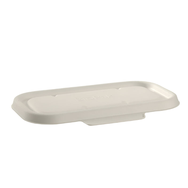 Rectangular Plant Fibre Container Lids (1 Carton)