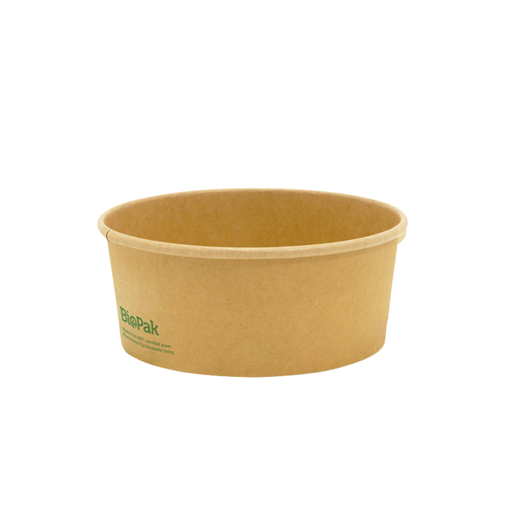 Kraft Paperboard Bowls (1 Carton)