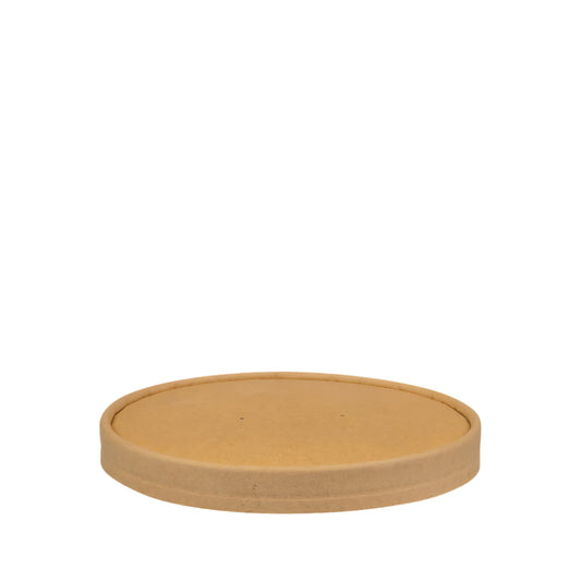 Kraft Paperboard Bowl Lids (1 Carton)