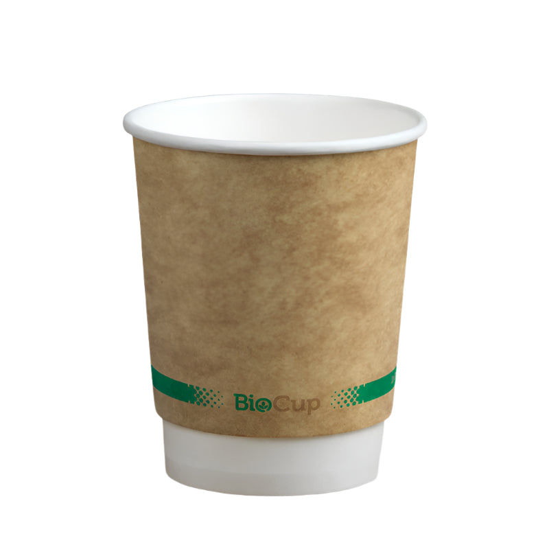 Kraft Double Wall Hot Paper Cups (1 Carton)