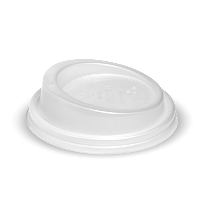 Clear PLA Hot Paper Cup Lids (1 Carton)