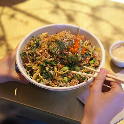 940ml Bagasse Takeaway Bowls - 1 Carton
