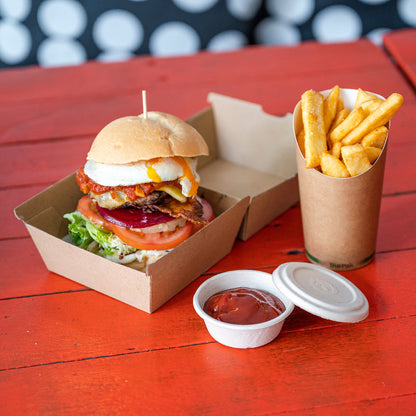 Kraft Takeaway Burger Boxes - 1 Carton