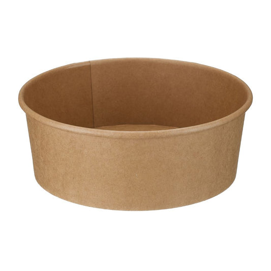 500ml Kraft Paper Bowls - 1 Carton
