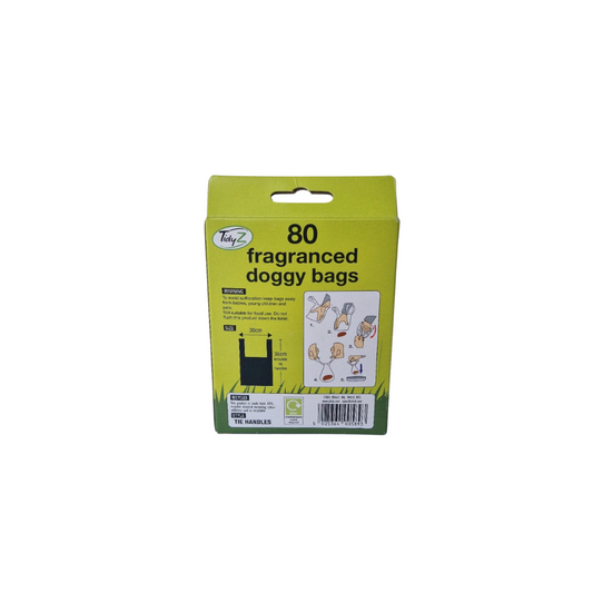 Fragranced Doggy Waste Bags - Black