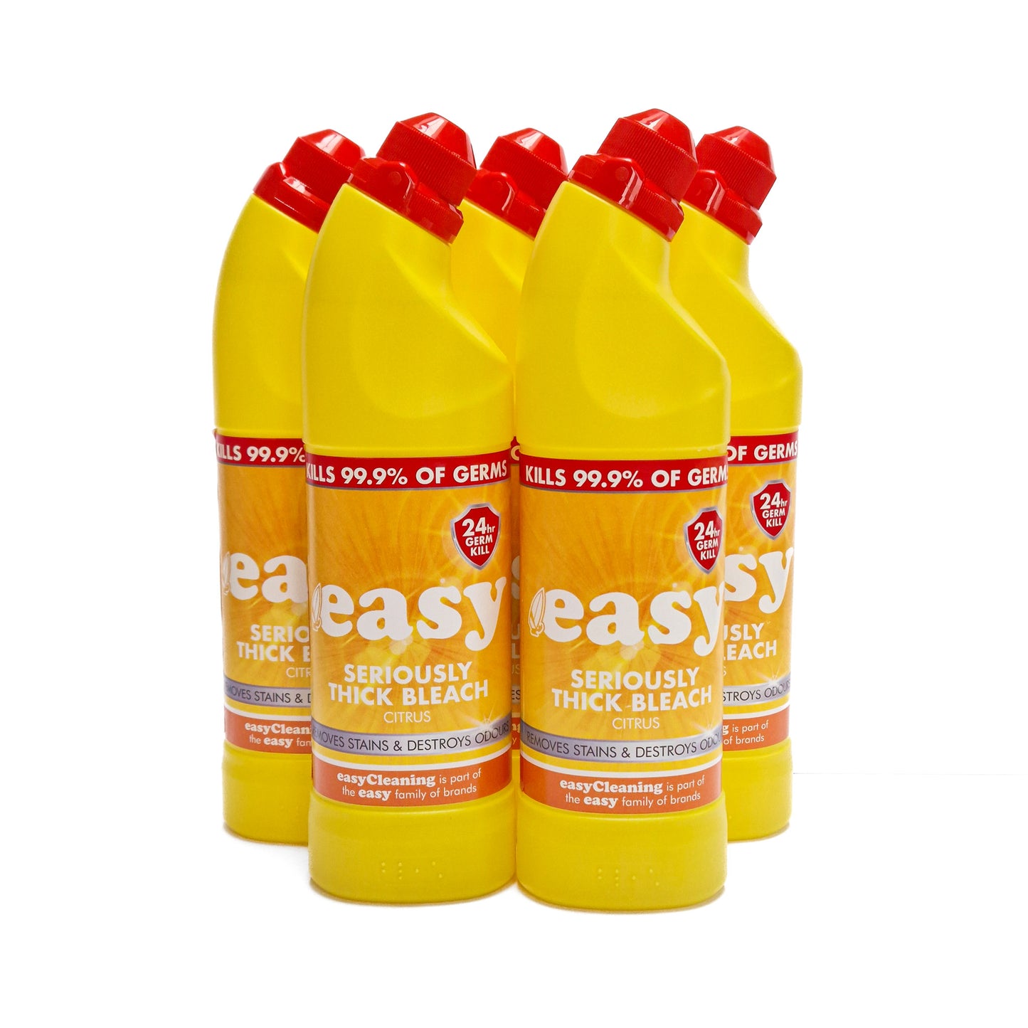 Easy Bleach Citrus 750ml - Bulk Pack of 5