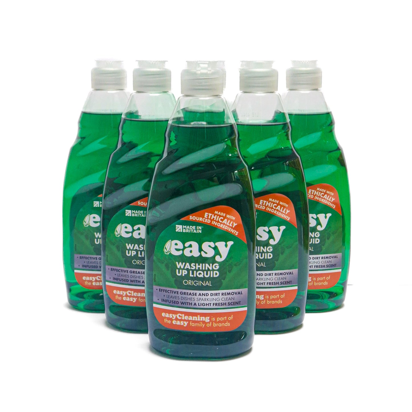 Easy Washing Up Liquid Original 500ml - Bulk Pack of 6