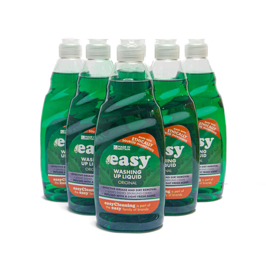 Easy Washing Up Liquid Original 500ml - Bulk Pack of 6