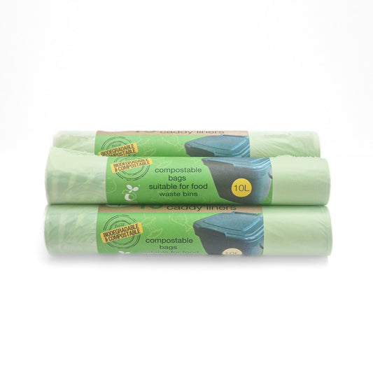 Compostable Food Waste Bags 10L - Bulk 75 Bags